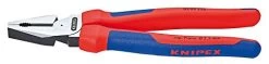 Knipex 0202225 High Leverage Combination Pliers With Multi-Component Grips 9 In