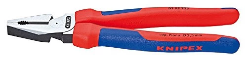 Knipex 0202225 High Leverage Combination Pliers With Multi-Component Grips 9 In 3 Knipex 0202225 High Leverage Combination Pliers With Multi-Component Grips 9 In
