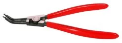 Knipex 4631A32SBA Circlip Pliers, External, 90 Degree Angled, Forged Tip