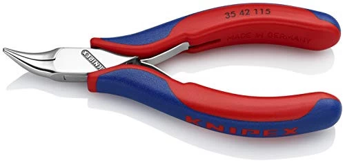 Knipex 3542115 Electronics Pliers, Half Round Tips, 4.5 Degree Angled 3 Knipex 3542115 Electronics Pliers, Half Round Tips, 4.5 Degree Angled