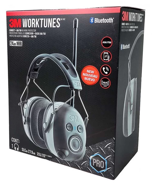 3M 90542-3DC WorkTunes Black Wireless Hearing Protector Bluetooth & AM/FM Radio 6 3M 90542-3DC WorkTunes Black Wireless Hearing Protector Bluetooth & AM/FM Radio - Image 4