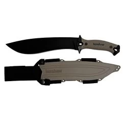 Kershaw 1077TAN Camp 10 Tan Machete, Black