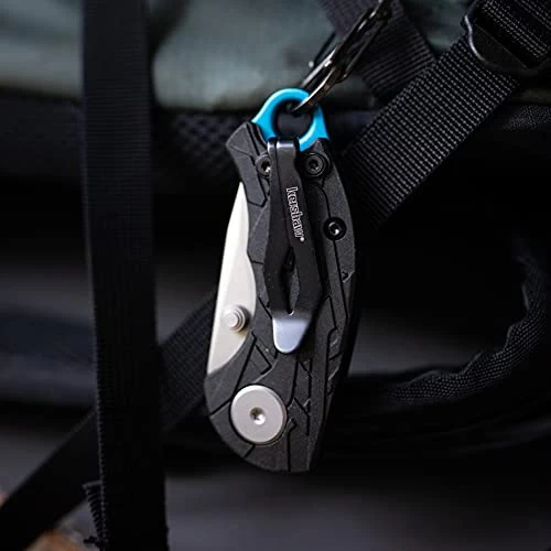 Kershaw 1180 Jens Anso Hub Folding 1.7" Bead Blast Blade, Black GFN Handles 5 Kershaw 1180 Jens Anso Hub Folding 1.7" Bead Blast Blade, Black GFN Handles - Image 3