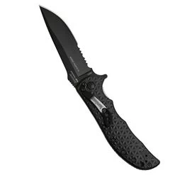 Kershaw 3650CKTST Black Volt II Serrated Folding SpeedSafe Knife -Professional Tool Store 41DuCqxXWIL 86608.1661873009