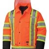 Pioneer Safety V1120151U-3XL High Visibility Parka Jacket, Waterproof 6-in-1 Parka Orange 3XL -Professional Tool Store 41Nja4rM56L 62517.1671812792