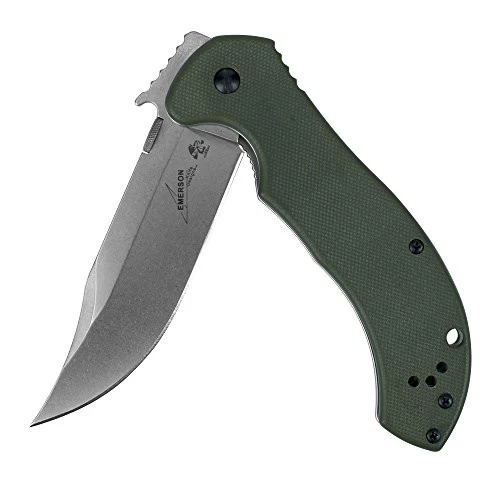 Kershaw 6030 Emerson CQC-10K Frame Lock Knife OD Green G-10, 3.5" Stonewash 3 Kershaw 6030 Emerson CQC-10K Frame Lock Knife OD Green G-10, 3.5" Stonewash