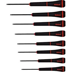 Eklind 92500 Precision Screwdriver Set Ball-Hex .050-5/32", 8 Piece