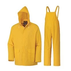 Pioneer Safety V3010460U-3XL Repel Rain Gear Safety Jacket And Bib Pants, Yellow