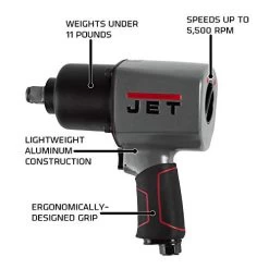 Jet 505105 JAT-105, 3/4-Inch Pneumatic Impact Wrench -Professional Tool Store 41wiMiQpAiL 46603.1662675243