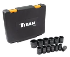 Titan Tools 42000 13 Pc. 1/2 In. Dr Impact Socket Set -Professional Tool Store 42000 02 95327.1645721683