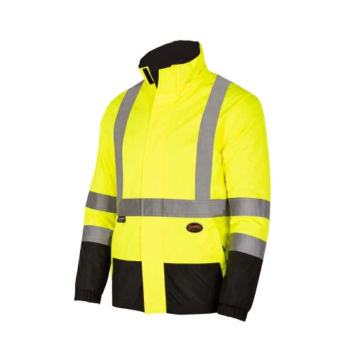 Pioneer Safety V1140460U-4XL Reversible Safety Jacket - Hi-Vis Yellow / Black 3 Pioneer Safety V1140460U-4XL Reversible Safety Jacket - Hi-Vis Yellow / Black