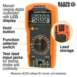 Klein Tools 69149P Multimeter Test Kit, Klein Digital Multimeter, Voltage Tester 11 Klein Tools 69149P Multimeter Test Kit, Klein Digital Multimeter, Voltage Tester -Professional Tool Store 51ECPLwdkBL 81957.1662676015