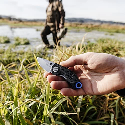 Kershaw 1180 Jens Anso Hub Folding 1.7" Bead Blast Blade, Black GFN Handles 6 Kershaw 1180 Jens Anso Hub Folding 1.7" Bead Blast Blade, Black GFN Handles - Image 4
