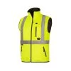 Pioneer Safety V1210260U-4XL Heated Safety Vest - Hi-Vis Yellow And Black