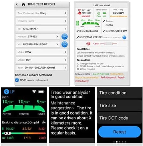 Autel USA TBE200 MaxiTPMS Tire Tread And Brake Disc Wear Examiner 8 Autel USA TBE200 MaxiTPMS Tire Tread And Brake Disc Wear Examiner - Image 6