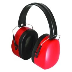 SAS Safety 6111 30 DB Red/Black Over The Head Professional Foldable Earmuffs