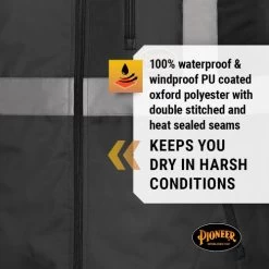 Pioneer Safety V1210270U-2XL Heated Safety Vest - Hi-Vis Yellow And Black -Professional Tool Store 615C3xbAgSL 21997.1671812522