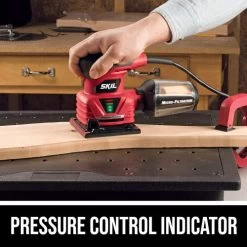 Skil 7292-02 2.0 Amp 1/4 Sheet Palm Sander With Pressure Control, Red -Professional Tool Store 616DZ2kpv5L. AC SL1000 36979.1662679053