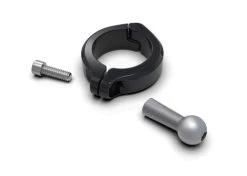 Ciro 1.5" Aluminum Bar Mount Black Clamp (50135)