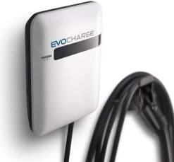 EvoCharge EVSE, Level 2 Electric Vehicle Charging Station W/18' Cable, 240V 32A, NEMA 6-50 Plug, Indoor/Outdoor