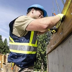 Pioneer Safety V1020251U-S/M Safety Vest - Hi-Vis Reflective Solid Neon