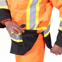 Pioneer Safety V1120151U-4XL High Visibility Parka Jacket, Waterproof 6-in-1 Parka Orange 4XL -Professional Tool Store 61Q 2EuFeOL 33995.1671812789