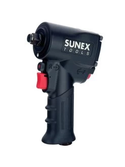 Sunex Tools SXMC12 1/2" Drive Super Duty Mini Impact Wrench With Grip