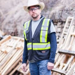 Pioneer V1021170U-L Hi Vis, Zip-Up, Snap Tear-Away Surveyor Safety Vest L -Professional Tool Store 61qp6n8gqPL. SL1000 60723 98339.1691409427