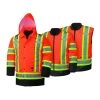 Pioneer Safety V1120151U-4XL High Visibility Parka Jacket, Waterproof 6-in-1 Parka Orange 4XL -Professional Tool Store 61tHA 0RT3L 49941.1671812787