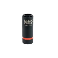 Klein 66014 2-in-1 Impact Socket, 12-Point, 7/8 And 11/16-Inch
