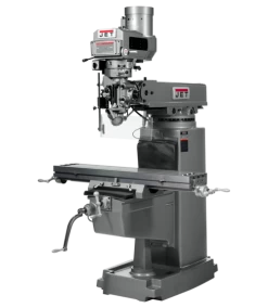 Jet 690258 JTM-1050 Mill ACU-RITE 200S DRO XYZ-Axis Powerfeeds & Power Draw Bar