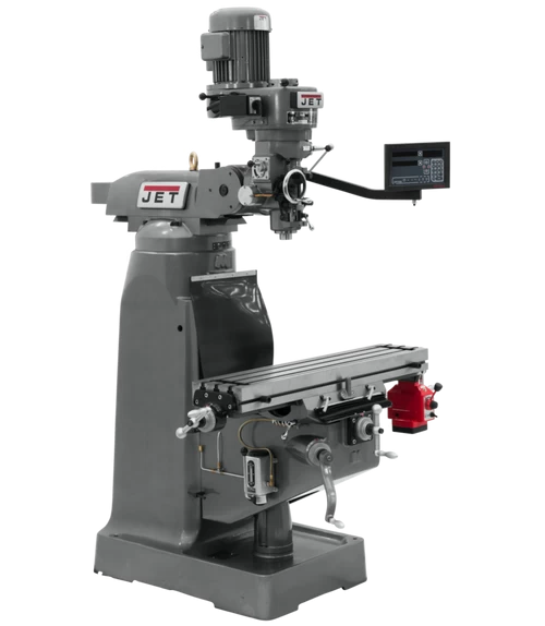 Jet 691198 JTM-2 Mill With 3-Axis Newall DP700 DRO(Quill) With X-Axis Powerfeed 4 Jet 691198 JTM-2 Mill With 3-Axis Newall DP700 DRO(Quill) With X-Axis Powerfeed - Image 2