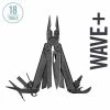 Leatherman 832533 Wave+ 18-in-1 Black Multi-Tool With Black MOLLE Sheath