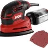 Skil SR250801 Corded Detail Sander, Includes 3pcs Sanding Paper And Dust Box