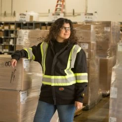 Pioneer Safety V2570470U-4XL Safety Hoodie, Hi-Vis, Black, Cotton, 4XL -Professional Tool Store 715Wvy0 AwL. SL1000 12979.1671812918