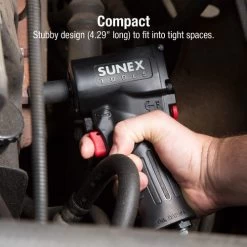 Sunex Tools SXMC12 1/2" Drive Super Duty Mini Impact Wrench With Grip -Professional Tool Store 71AKxRotFIL. AC SL1500 30835.1699545444
