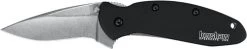 Kershaw 1620SWBLK Black Scallion Pocket Knife With 2.4 In. Stonewash Blade -Professional Tool Store 71IjfeUGC0L. AC SL1500 86227 18003.1661872745