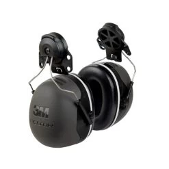 3M X5P3E Peltor XSeries CapMount Earmuffs, NRR 31 DB, One Size Fits Most, Black
