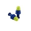 Sellstrom S23420 Reusable Uncorded Tapered Ear Plugs, Blue/Hi-Viz Green