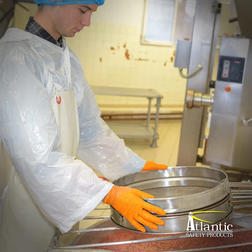 Lightning Gloves Atlantic Safety Products Outrageous Orange Nitrile Gloves (OO-L) 5 Lightning Gloves Atlantic Safety Products Outrageous Orange Nitrile Gloves (OO-L) - Image 3