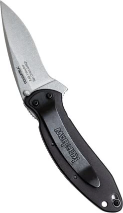 Kershaw 1620SWBLK Black Scallion Pocket Knife With 2.4 In. Stonewash Blade -Professional Tool Store 71 3q94KtnL. AC SL1500 90616.1661465311