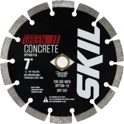 Skil SPT5007-EA Green Cut Early Entry Assembly Kit 7" Segmented Concrete Blade 11 Skil SPT5007-EA Green Cut Early Entry Assembly Kit 7" Segmented Concrete Blade -Professional Tool Store 71itKeOpqyL. AC SL1500 21637.1662679041