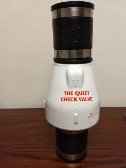 Zoeller 2" Pvc "Quiet Check" Solvent Weld W/ Hose Clamp (30-0243)