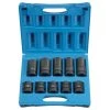 Grey Pneumatic 9152 1" Drive Standard & Deep Length Impact Set, 10 Pcs - 6 Point