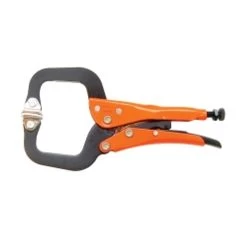 Grip-On GR22406 6" Epoxy Coated C-Clamp With Swivel Tips