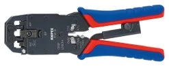 Knipex 975112 Crimping Pliers For Western Plugs With Multi-Component Grips 8 In