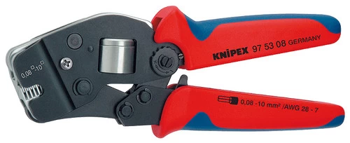 Knipex 975308 Self-Adjusting Crimping Pliers For End Sleeves With Front Loading 7 1/2 In 3 Knipex 975308 Self-Adjusting Crimping Pliers For End Sleeves With Front Loading 7 1/2 In
