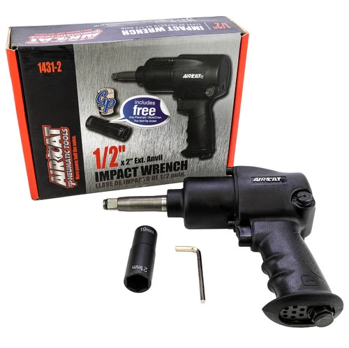Aircat 1431-2 1/2 Impact Wrench With 2 Extended Anvil 7 Aircat 1431-2 1/2 Impact Wrench With 2 Extended Anvil - Image 5