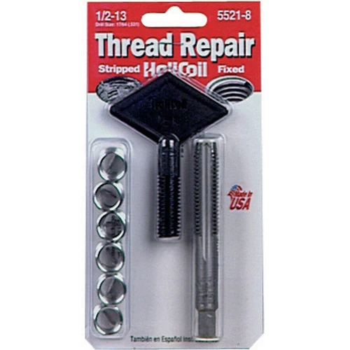 Helicoil 5521-8 Thread Repair Kit, 1/2" X 13 NC 3 Helicoil 5521-8 Thread Repair Kit, 1/2" X 13 NC