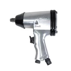 K Tool 81622 Air Impact Wrench, 1/2" Drive, 260 Ft/lbs Ultimate Torque, Full Polish Body, Reversing Trigger